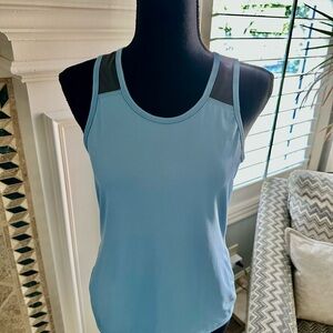 Women's Endeavor Athletic Wear Two-toned Blue and Gray Tank Top